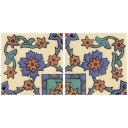 Ceramic High Relief Border Tile Pasadena Corner